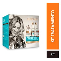 Kativa Coconut Kit Shampoo Acondicionador Tratamiento